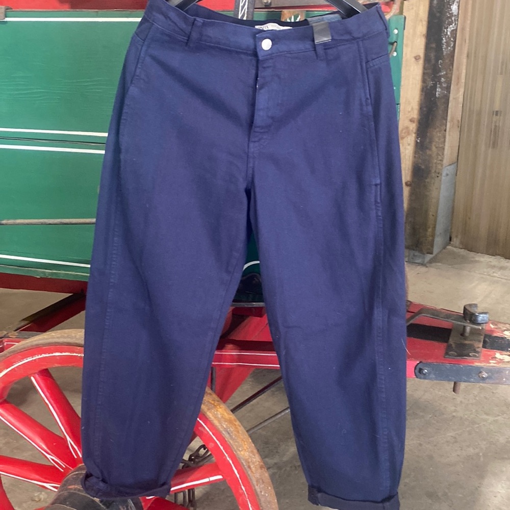 Zara women’s denim. Zip fly.